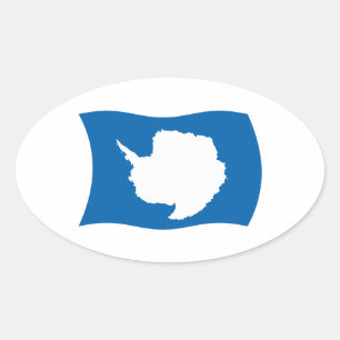Antarctica Flag Sticker