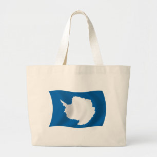 Antarctica Flag Tote Bag