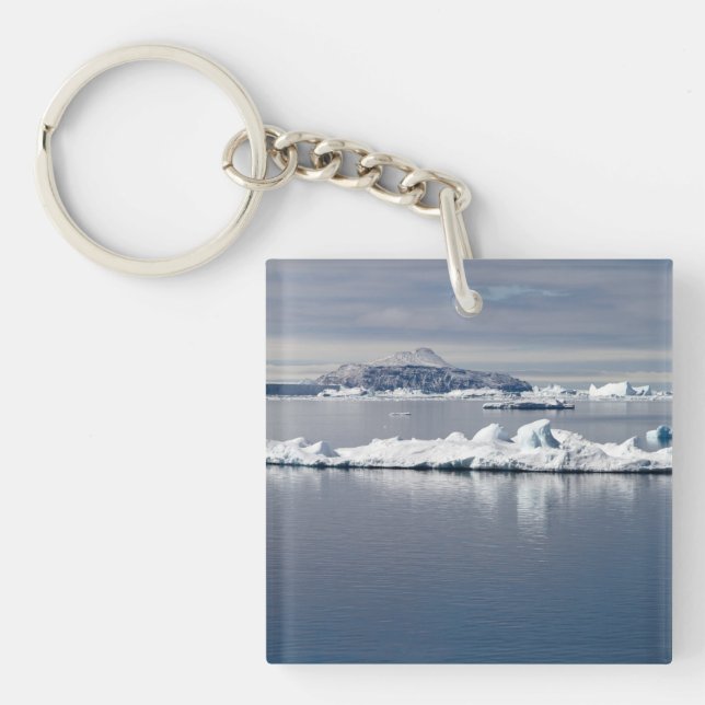 Antarctica landscape key ring (Front)