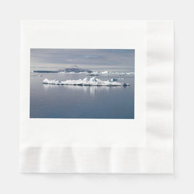 Antarctica landscape napkin (Front)