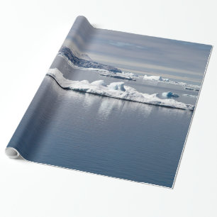 Antarctica landscape wrapping paper