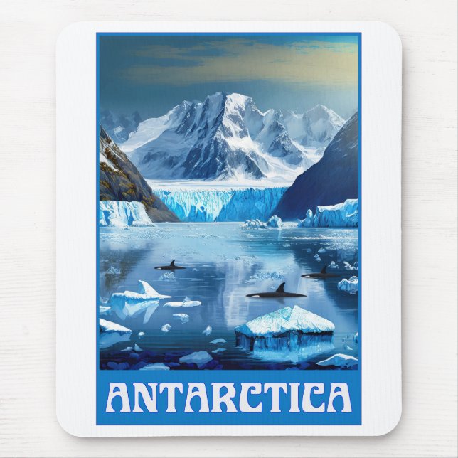 Antarctica Mouse Mat (Front)