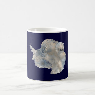 Antarctica (NASA Blue Marble Imagery) Coffee Mug