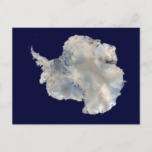 Antarctica (NASA Blue Marble Imagery) Postcard