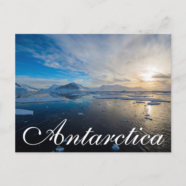 Antarctica. Near Adelaide Island. The Gullet 2 Postcard (Front)