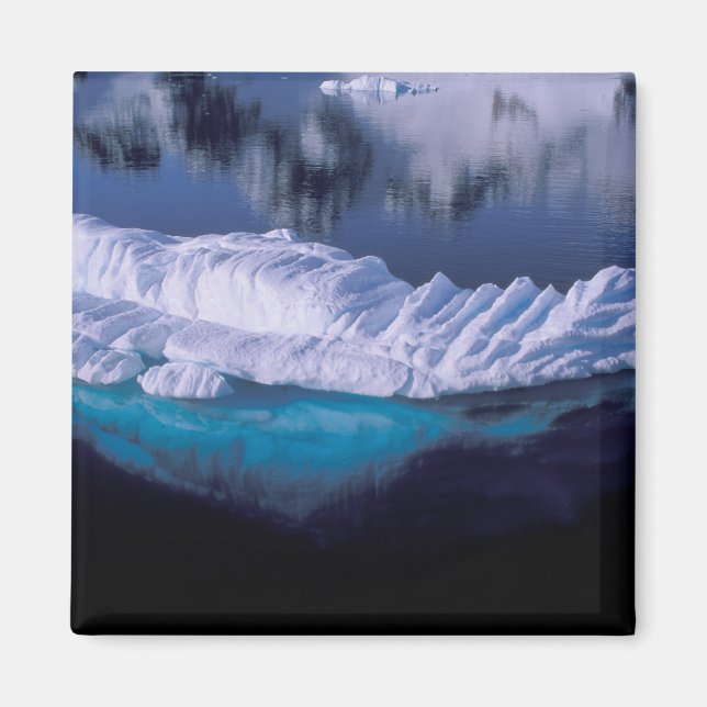 Antarctica, Paradise Bay. Iceberg in crystal Magnet (Front)