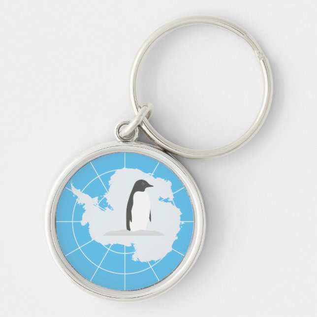 Antarctica - Penguin Empire Key Ring (Front)