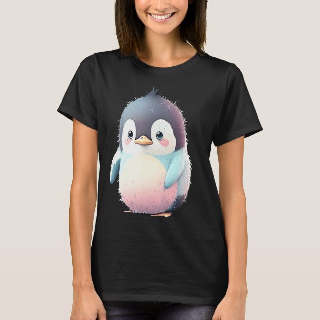 Antarctica Penguin Fans Cute Penguin Animal T-Shirt (Front)