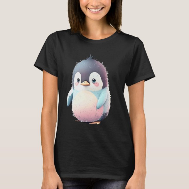 Antarctica Penguin Fans Cute Penguin Animal T-Shirt (Front)