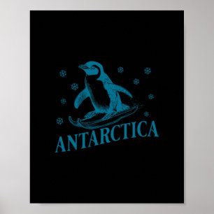 Antarctica Penguins Souvenir - Cruise Adventure An Poster