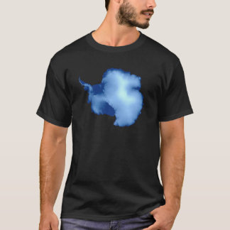 Antarctica Physical Map T-Shirt