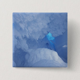 Antarctica, Ross Island, Cape Evans, Snow cave 15 Cm Square Badge