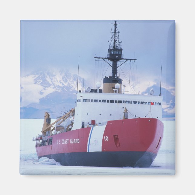 Antarctica, Ross Island, McMurdo Station, USCG Magnet (Front)
