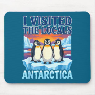 Antarctica Travel Souvenir Penguin Expedition Mouse Mat