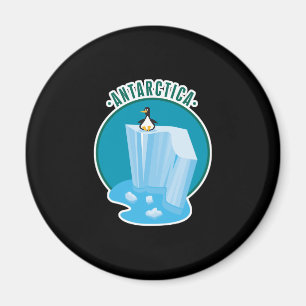 antartica penguin design magnet