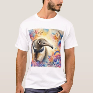 Anteater Bird 140624AREF123 - Watercolor T-Shirt