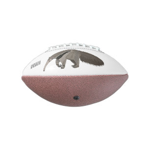 Anteater cartoon illustration  american football