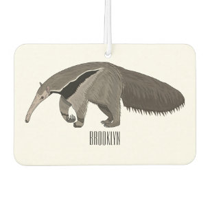 Anteater cartoon illustration  car air freshener