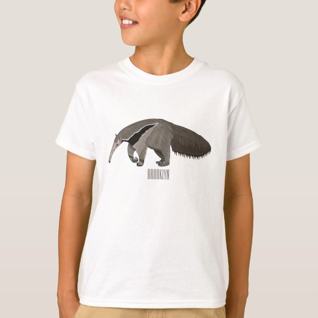 Anteater cartoon illustration  T-Shirt (Front)
