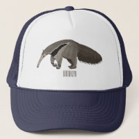 Anteater cartoon illustration 