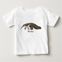 Anteater happy cartoon illustration
