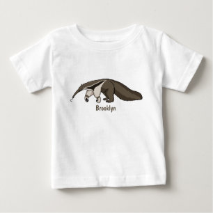 Anteater happy cartoon illustration baby T-Shirt
