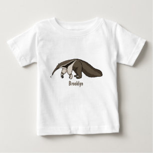 Anteater happy cartoon illustration baby T-Shirt