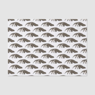 Anteater happy cartoon illustration tissue paper