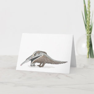 Anteater mother and baby Mother's Day card
