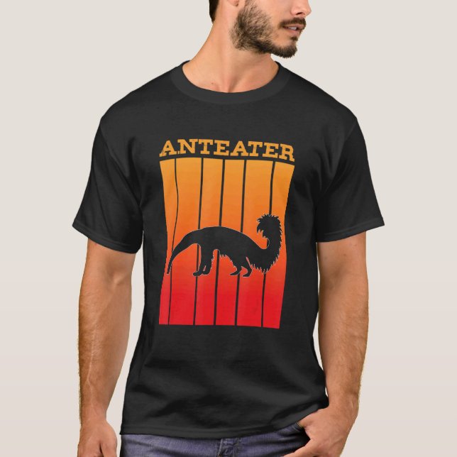 Anteater Shadow Silhouette At Sunset T-Shirt (Front)