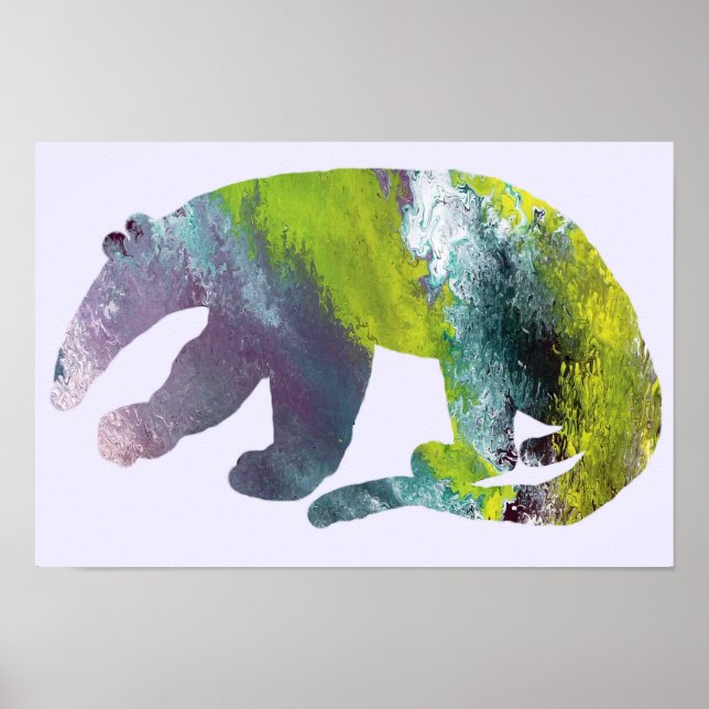 Anteater silhouette poster (Front)