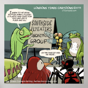 Anteaters Anonymous Funny 12-Step Poster