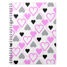 Anteckningsbok Hearts