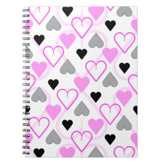 Anteckningsbok Hearts Notebook