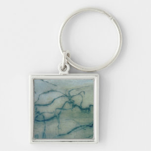 Antelope and bison, Perigordian (cave painting) Key Ring