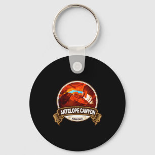 Antelope Canyon Arizona Landmark Badge Vintage  Key Ring