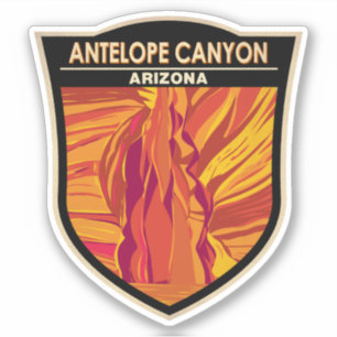 Antelope Canyon Arizona Travel Art Vintage