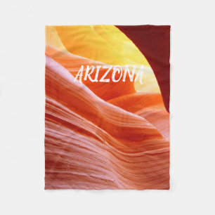 Antelope Canyon in Arizona Fleece Blanket