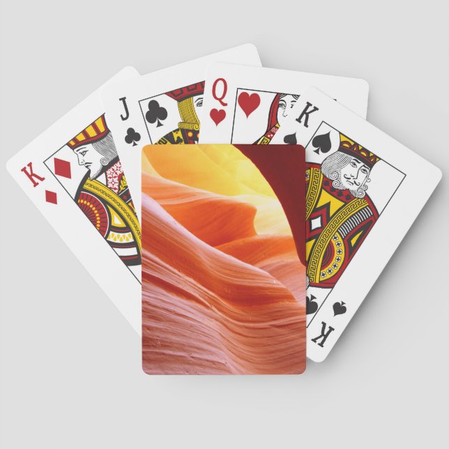 Antelope Canyon in Arizona  Playing Cards (Back)