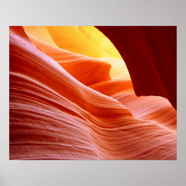 Antelope Canyon in Arizona Poster (Front)