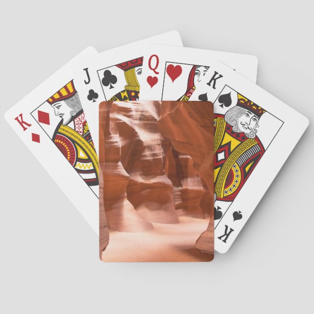 Antelope Canyon, Naturally Lit Playing Cards (Back)