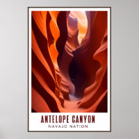 Antelope Canyon Navajo Nation Art Deco AZ Travel