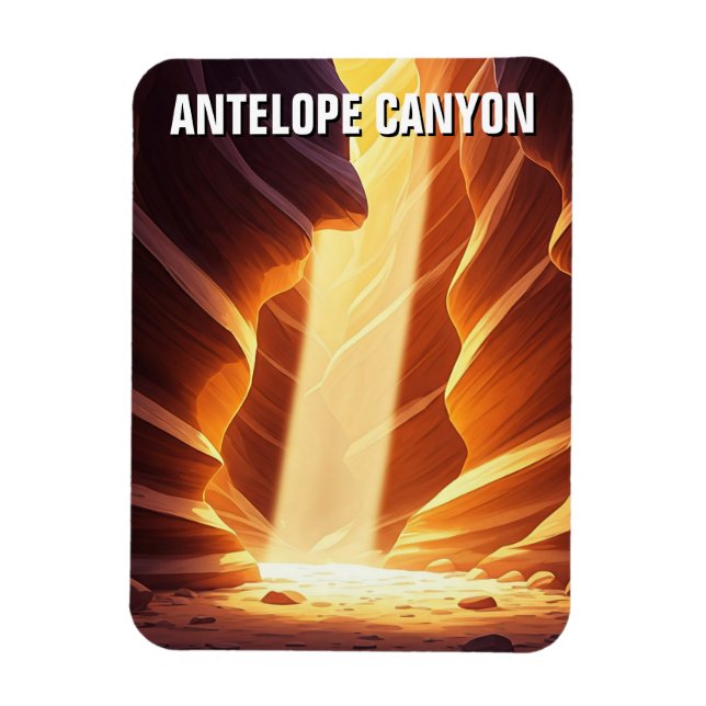 Antelope Canyon Navajo Nation Souvenir Magnet (Vertical)