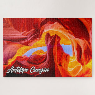 Antelope Canyon, Page, Arizona, United States Jigsaw Puzzle