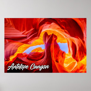 Antelope Canyon, Page, Arizona, United States Poster