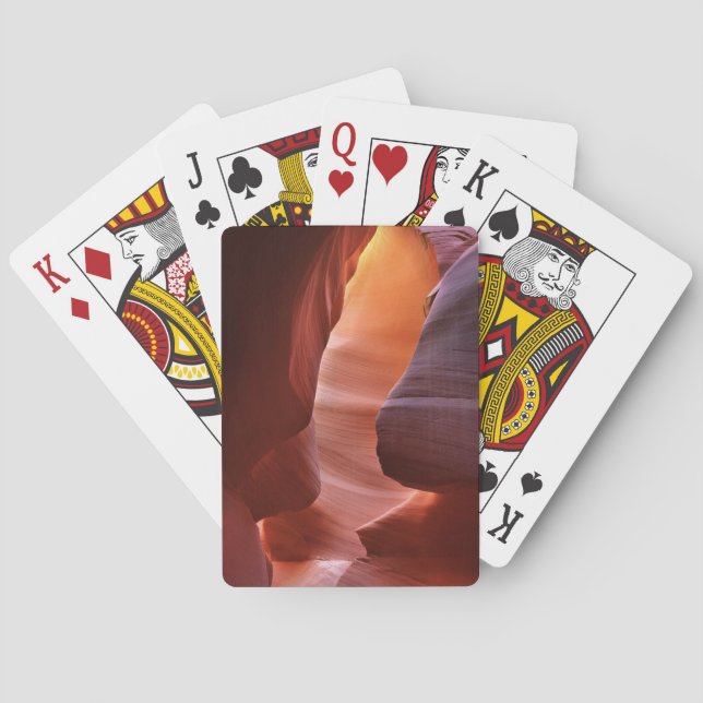 Antelope Canyon Slot Formations Playing Cards (Back)