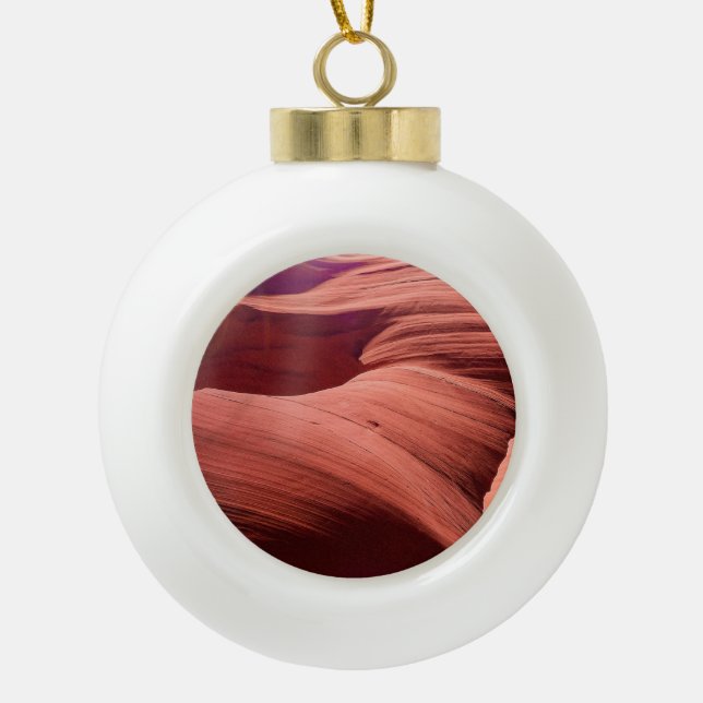 Antelope Canyon | Zazzle_Growshop. Ceramic Ball Christmas Ornament (Front)