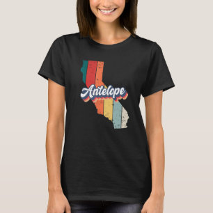 Antelope City Retro Vintage Hometown California T-Shirt