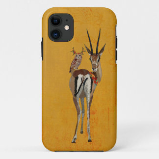 ANTELOPE & FLORAL OWL iPhone 11 CASE