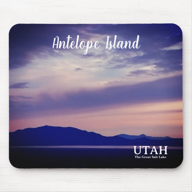 Antelope Island, Great Salt Lake, UT Mouse Mat (Front)